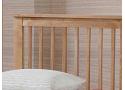 3ft single Oak finish guest bed frame with trundle bed underneath 3